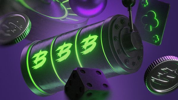 Beazt Casinon promokuva: vihreä pedon logo ja markkinointibanneri