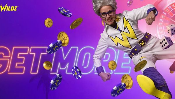 Wildz Casinon promokuva: salamalogo ja kasinon markkinointibanneri