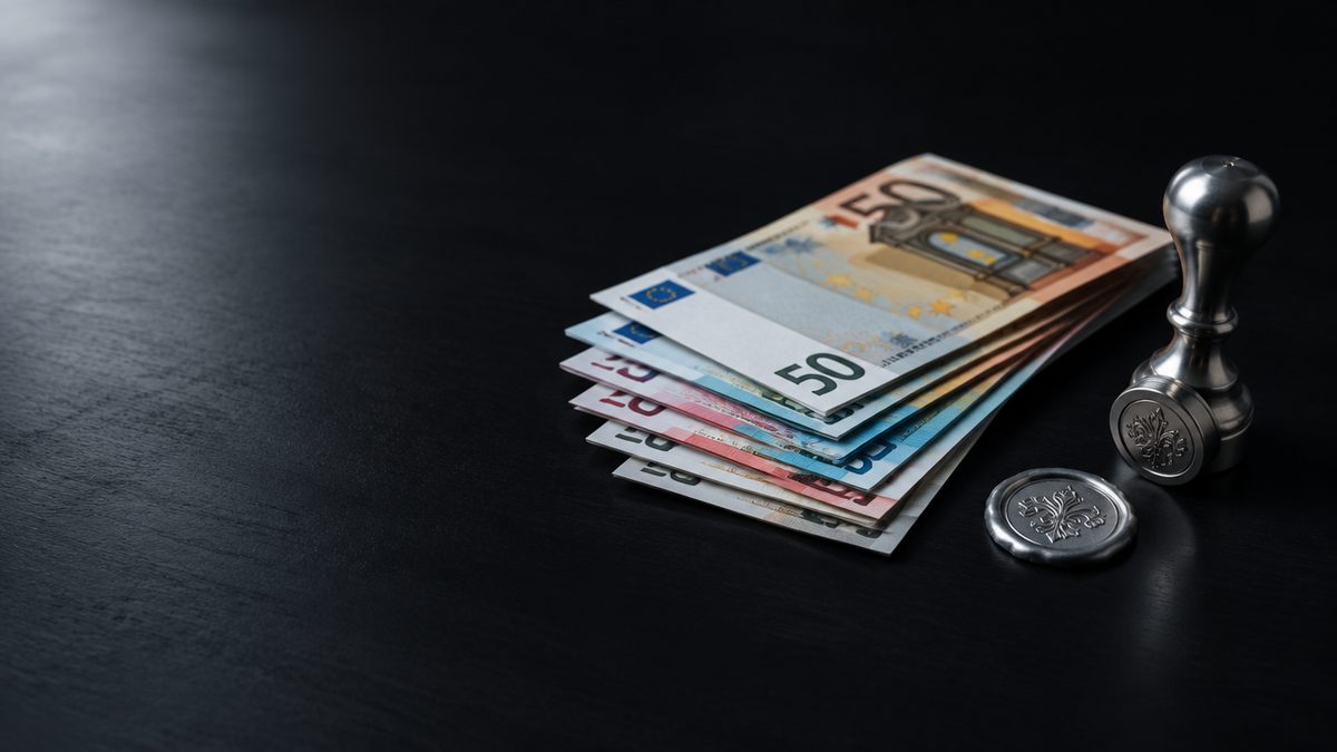 Setelinippu ja hopeakilpi, jossa on valintamerkki. ETA-lisensoidun kasinon voitot ovat verovapaita